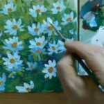 Научиться рисовать цветы (ромашки,акрил)